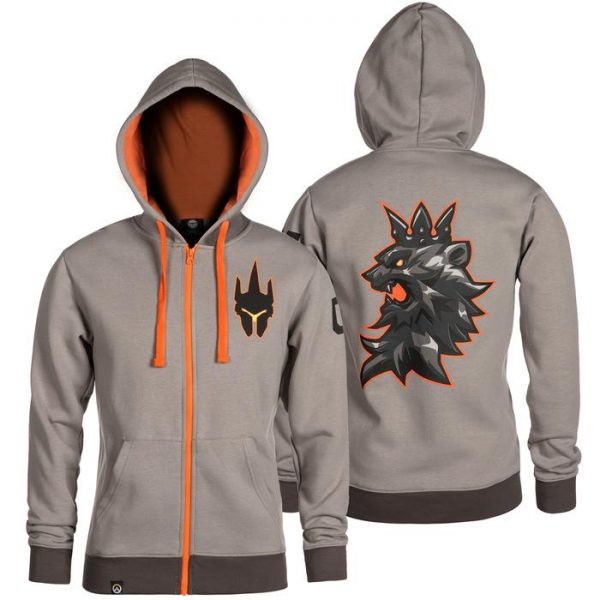 Jinx Overwatch Ultimate Reinhardt Zip-Up Hoodie