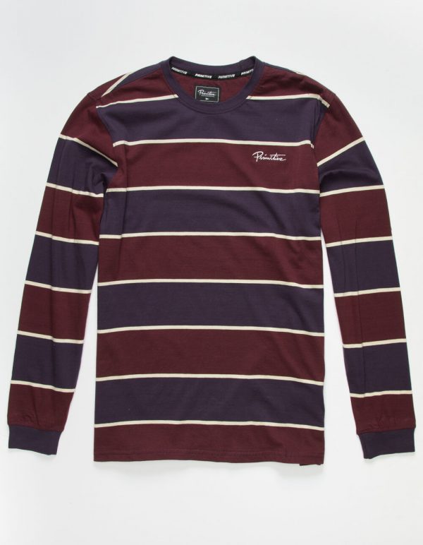 Primitive Bushwick Men’s Burgundy T-Shirt