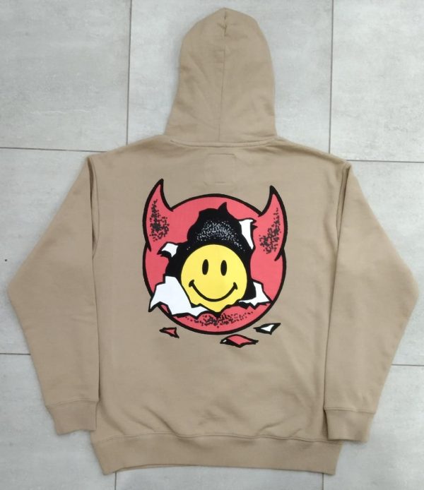 Smiley Face Pullover Hoodie (k)